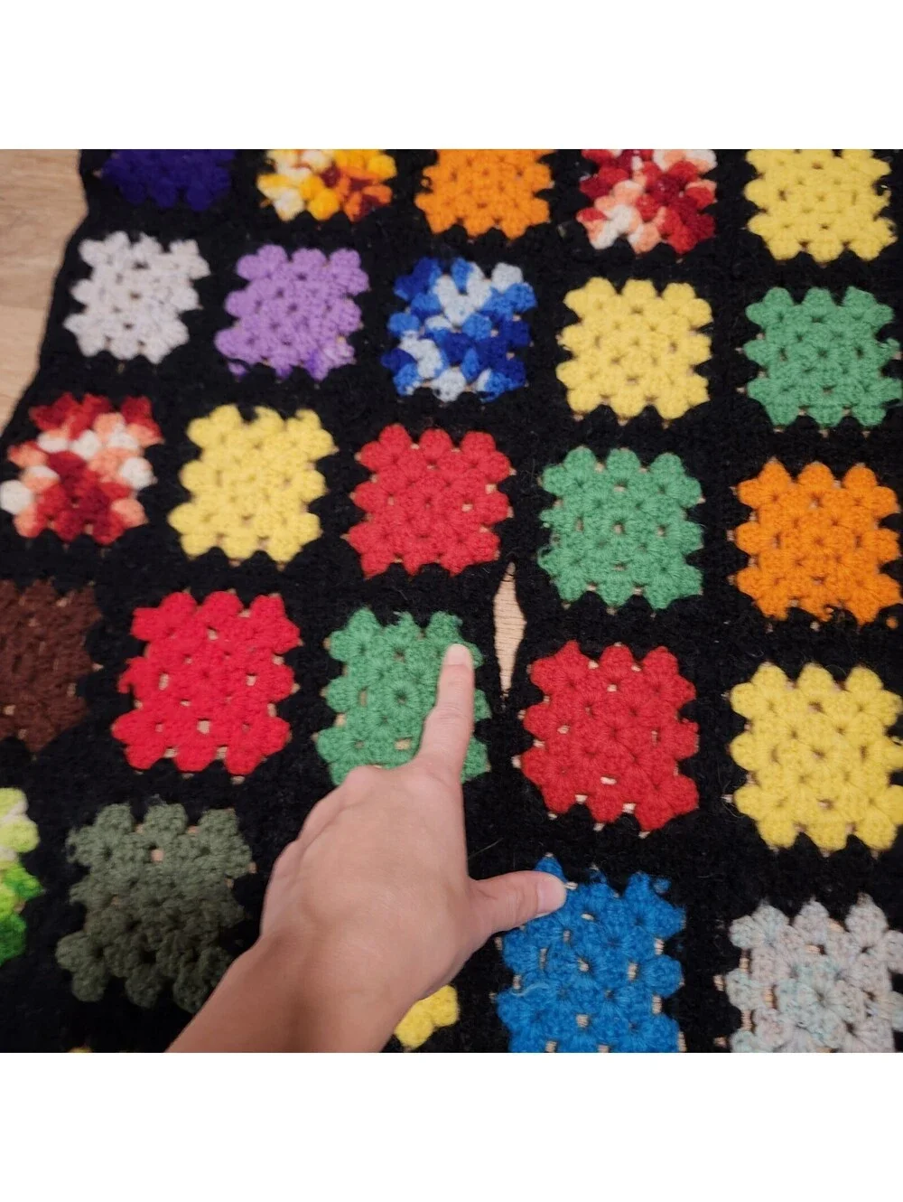 Granny Square Afghan 